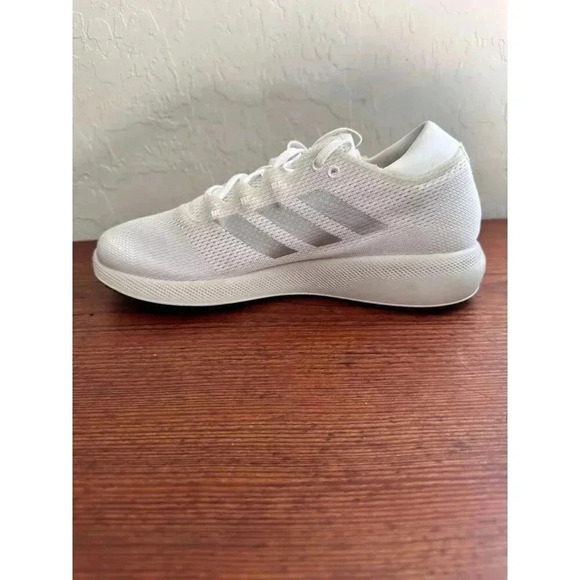 Adidas White Mesh Bounce Running Shoes Women’s 9 Lightweight Athletic DSV 20M002 - Picture 9 of 13